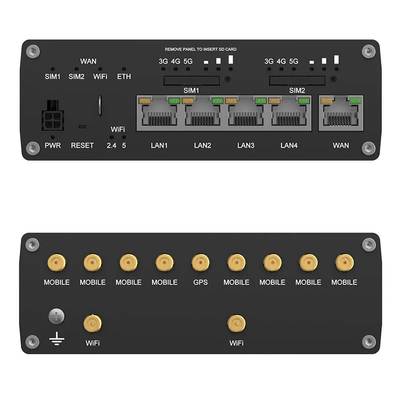 Teltonika RUTM52 Dual Modem 5G Industrial Router with Dual SIM and eSIM - Image 1