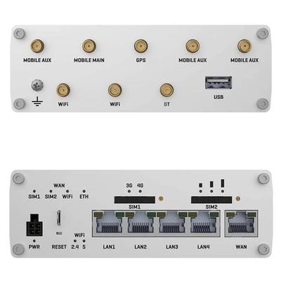 Teltonika RUTX14 LTE 4G CAT12 Dual-Band Industrial Router with GPS and Bluetooth - Image 1