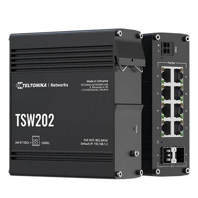 Teltonika TSW202 Industrial Managed Poe+ Ethernet Switch - Image 1