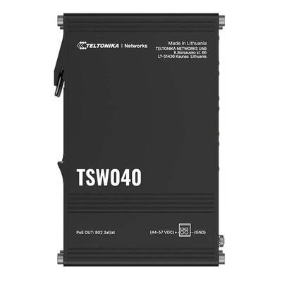 Teltonika TSW040 Industrial Unmanaged PoE+ Ethernet Switch - Image 1