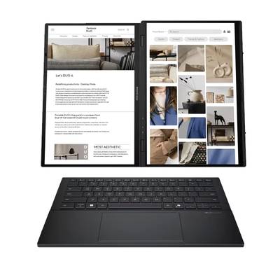 ASUS Zenbook Duo UX840, Intel Core Ultra 9 285H, 32GB (Not Upgradable), 2TB  SSD, Win 11 Home, Dual 14″ 3K (2880 x 1800) OLED Touch Screen 120Hz - Image 3