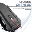 Promate 17.3″ Professional Slim Laptop Backpack with Anti-Theft Handy Pocket - Image 2