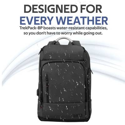 Promate 17.3″ Professional Slim Laptop Backpack with Anti-Theft Handy Pocket - Image 3