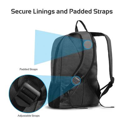 Promate High Capacity Dual Tone Backpack (15.6)-ALPHA-BP - Image 1