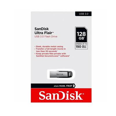 SanDisk Ultra Flair 128GB USB 3.0 Flash Drive - Image 1