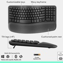 Logitech Wave Keys and Lift Combo Wireless and Bluetooth Keyboard and Mouse Combo - Image 1
