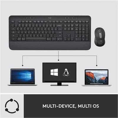 Logitech Signature MK650 Bluetooth Keyboard Mouse Combo for Business - Image 3
