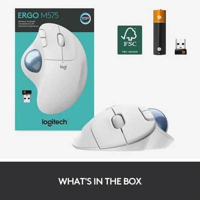 Logitech Ergo M575 Wireless Trackball Mouse - Image 1