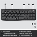 Logitech MK295 Silent Wireless Keyboard & Mouse Combo - Image 3