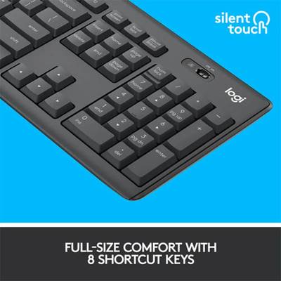 Logitech MK295 Silent Wireless Keyboard & Mouse Combo - Image 4