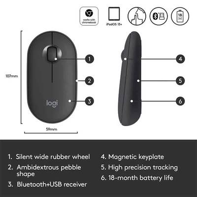 Logitech Pebble M350 Wireless Mouse - Image 2