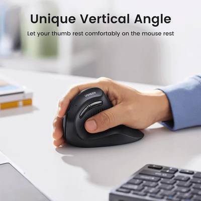 UGREEN Multi-Mode Vertical Mouse – MU008 - Image 1