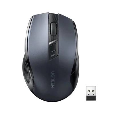 Ugreen USB optical wireless mouse 2.4GHz 4000 DPI black (MU006) - Image 1