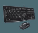 Logitech Desktop MK120 USB Mouse and keyboard Combo - Image 1
