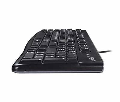 Logitech K120 Ergonomic Desktop USB Wired Keyboard - Image 1