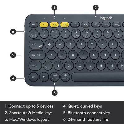 Logitech K380 Bluetooth Keyboard - Image 2