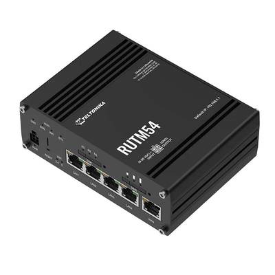 Teltonika RUTM54 5G eSIM Industrial Router with 5 GbE Ports with Telit Modem