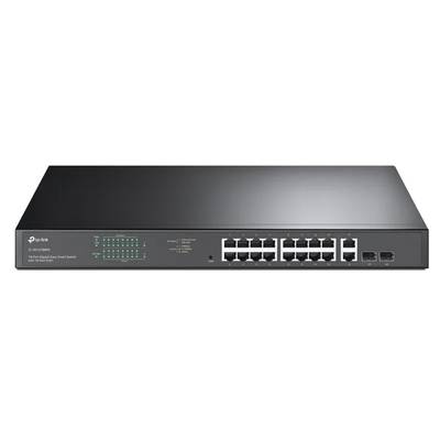 TP-Link 18-Port 10/100/1000Mbps Gigabit Easy Smart Switch with 16-Port PoE+ – TL-SG1218MPE
