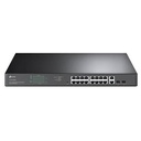 TP-Link 18-Port 10/100/1000Mbps Gigabit Easy Smart Switch with 16-Port PoE+ – TL-SG1218MPE