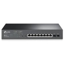TP-Link JetStream 10-Port Gigabit Smart Switch with 8 PoE+ Ports & 2 Gigabit SFP Slots-TL-SG2210MP