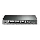 TP-Link JetStream 8-Port Gigabit Smart PoE+ Switch with 2 SFP Slots – TL-SG2210P