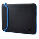HP Black/Blue Laptop Neoprene Sleeve 15.6″