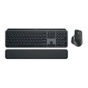 Logitech MX Keys S Wireless and Bluetooth Keyboard + Palmrest and Mouse Rechargeable Combo –