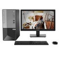 Lenovo V50t-13IMH Tower, Intel Core i3 10100, 4GB DDR4 2666, 1TB HDD, No OS,  19″inch Monitor