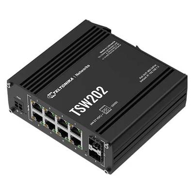 Teltonika TSW202 Industrial Managed Poe+ Ethernet Switch
