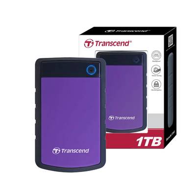 1TB Transcend External HDD- Purple