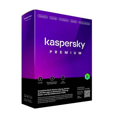 Kaspersky Premium; 5 Devices – 1 Year Licence