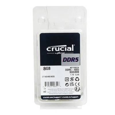 Crucial RAM 8GB DDR5 4800MHz Laptop Memory