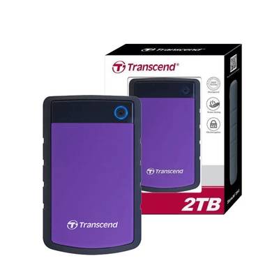 Transcend 2TB External HDD -Purple