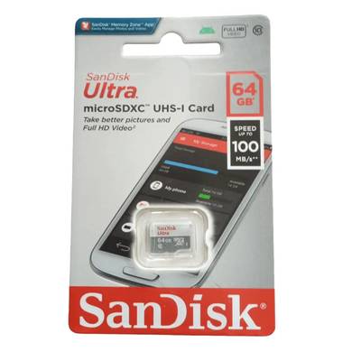 SanDisk 64GB Ultra microSDHC UHS-I Card