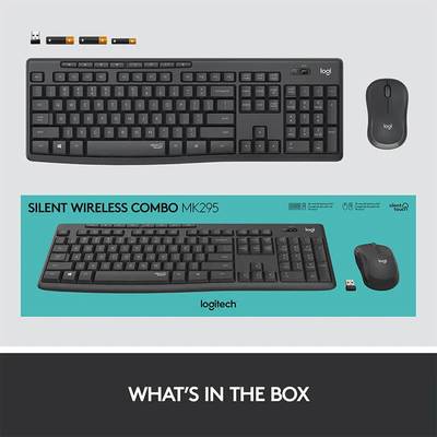 Logitech MK295 Silent Wireless Keyboard & Mouse Combo