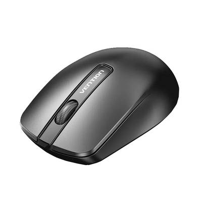 Vention 3-Button Wireless Computer Mouse with USB Receiver Black-KTBB0
